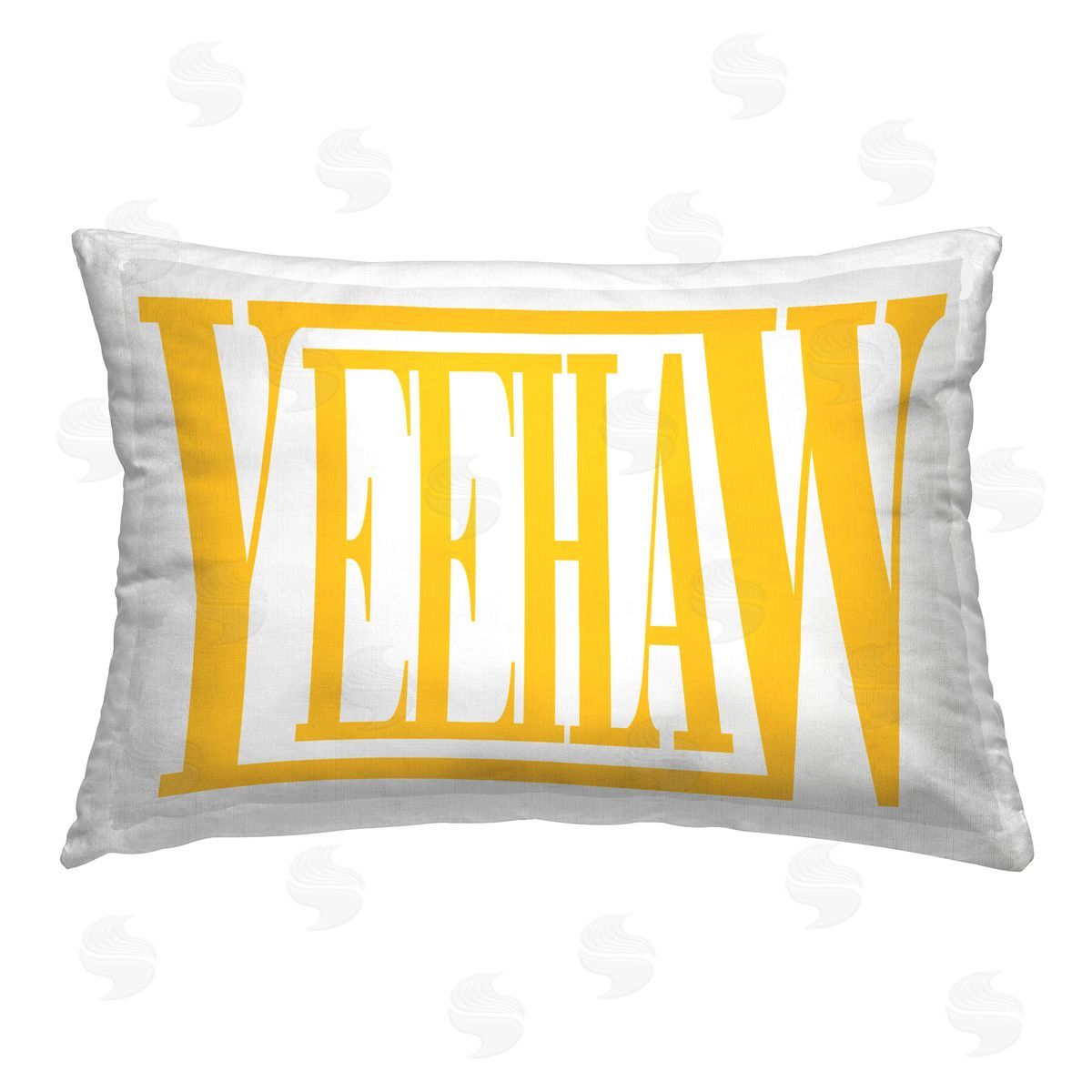 Grace Popp Yeehaw Rodeo Word Printed Plush Polyester Throw Pillow