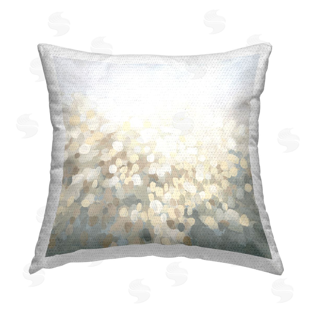 June Erica Vess Expressive Dotted Abstraction Outdoor Quick-Dry Polyester Printed Throw Pillow