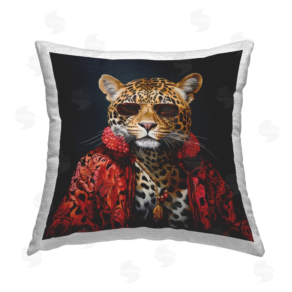 Lazar Studio Stylish Leopard Fashion Outdoor Quick-Dry Polyester Printed Throw Pillow