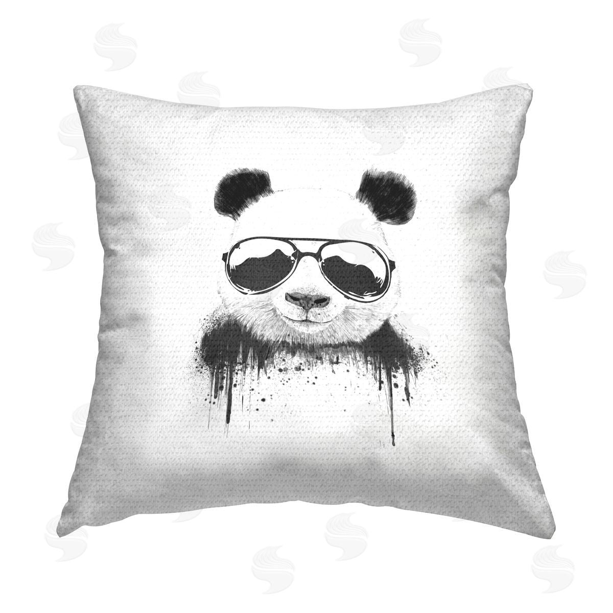 Balazs Solti Modern Fashionable Panda Outdoor Quick-Dry Polyester Printed Throw Pillow