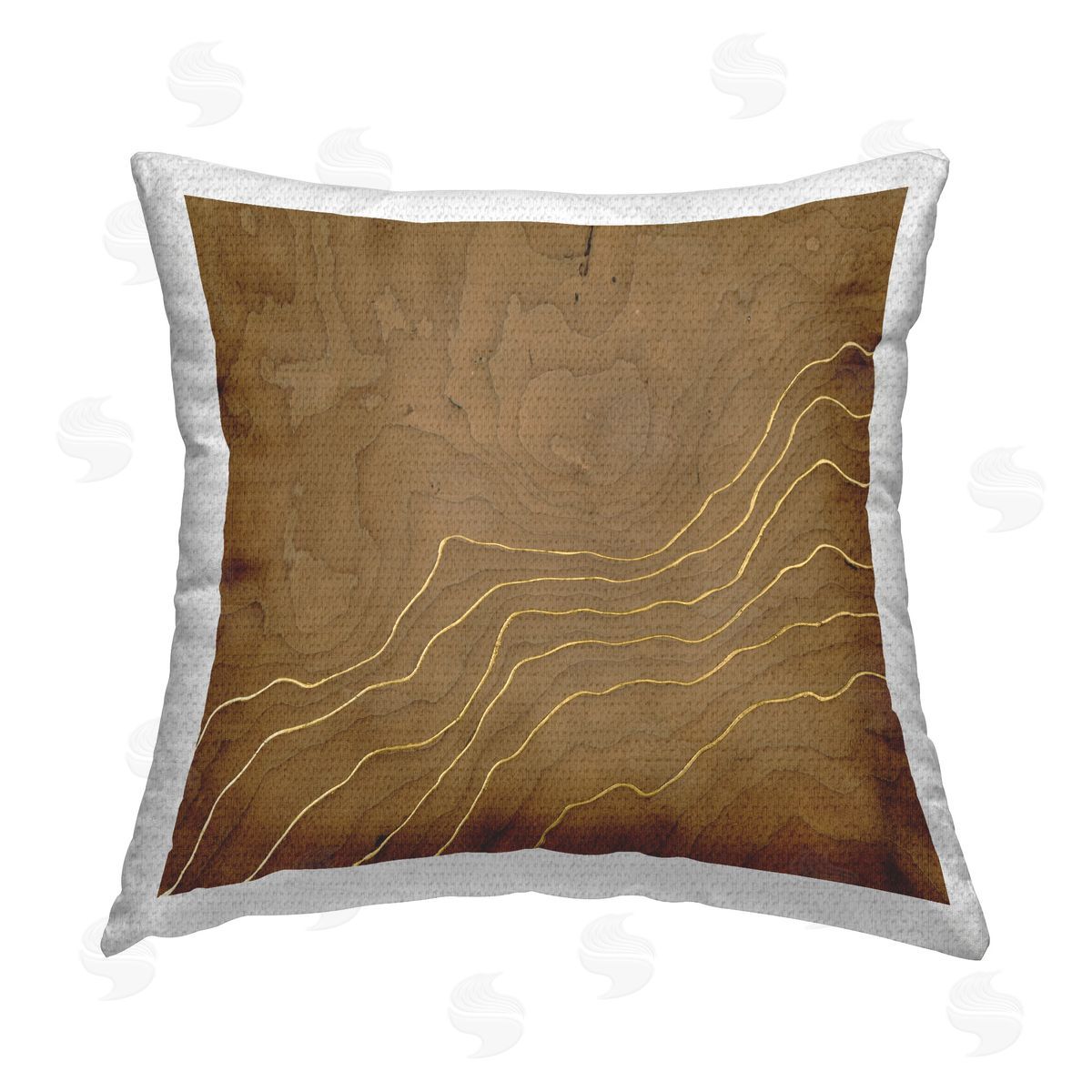 Vanna Lam Rustic Pattern with Glam Outdoor Quick-Dry Polyester Printed Throw Pillow