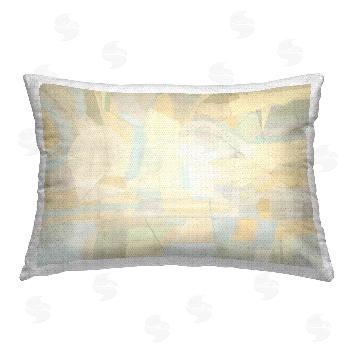 Michael Tienhaara Geometric Neutral Expression Outdoor Quick-Dry Polyester Printed Throw Pillow