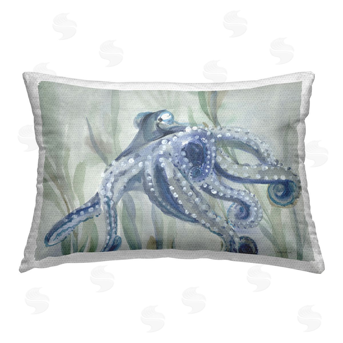 Danhui Nai Deep Dweller Octopus Outdoor Quick-Dry Polyester Printed Throw Pillow