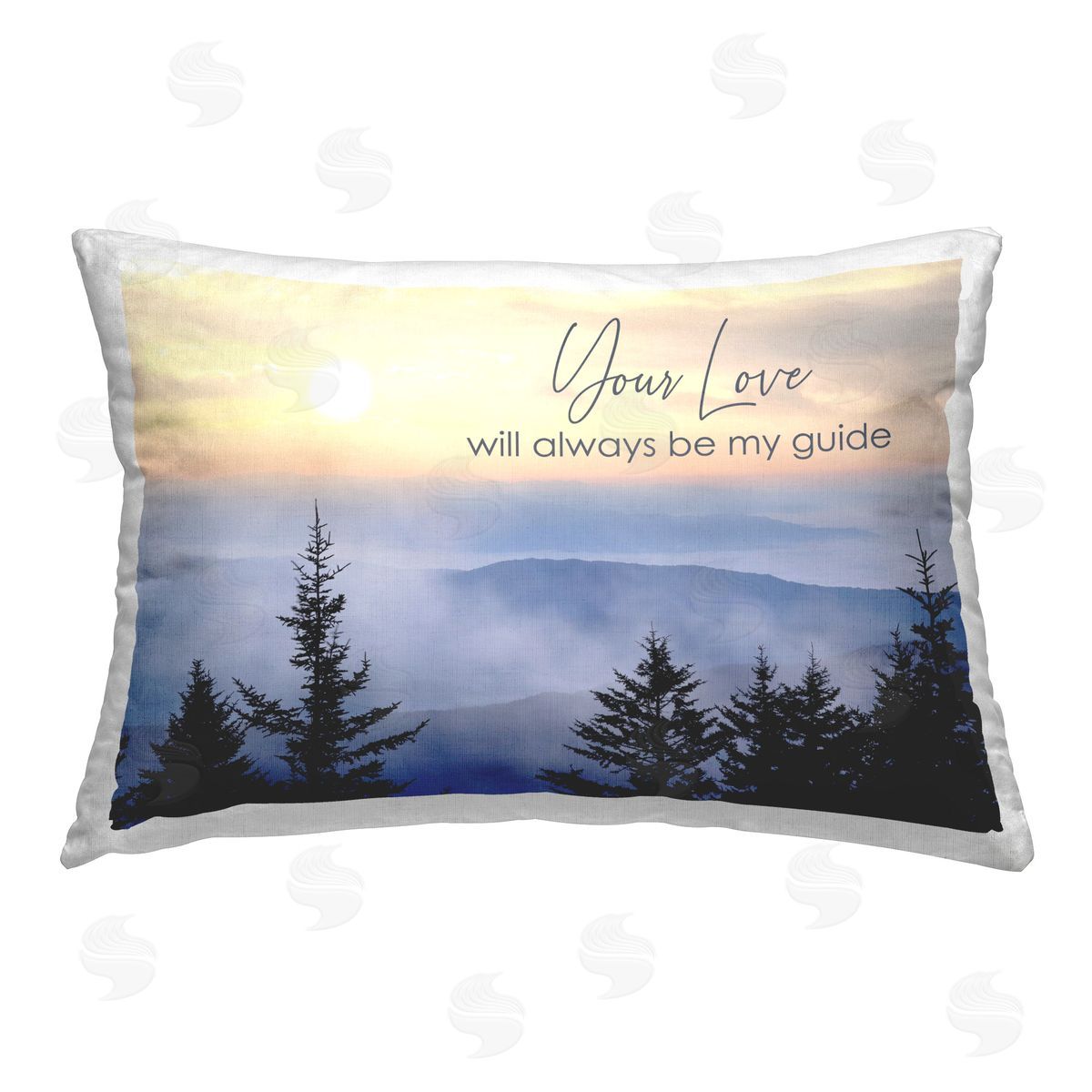 Lori Deiter Love Will Be My Guide Printed Plush Polyester Throw Pillow