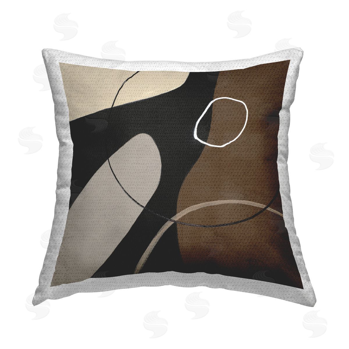 Patricia Pinto Minimal Project Shapes Outdoor Quick-Dry Polyester Printed Throw Pillow