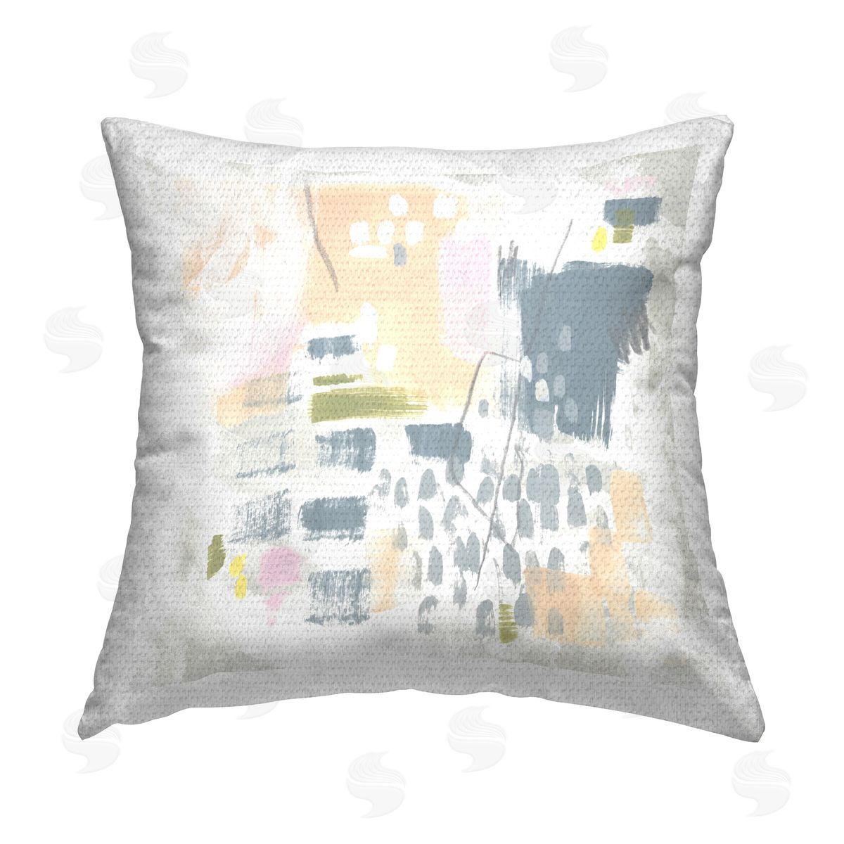 June Erica Vess Organic Soft Patterns Outdoor Quick-Dry Polyester Printed Throw Pillow