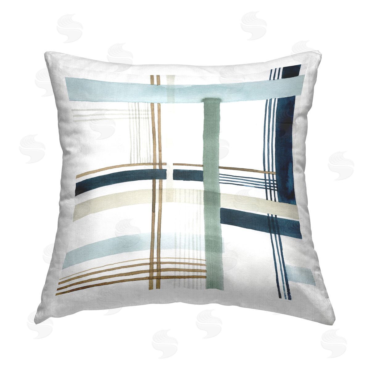 Grace Popp Soft Woven Pattern Printed Plush Polyester Throw Pillow