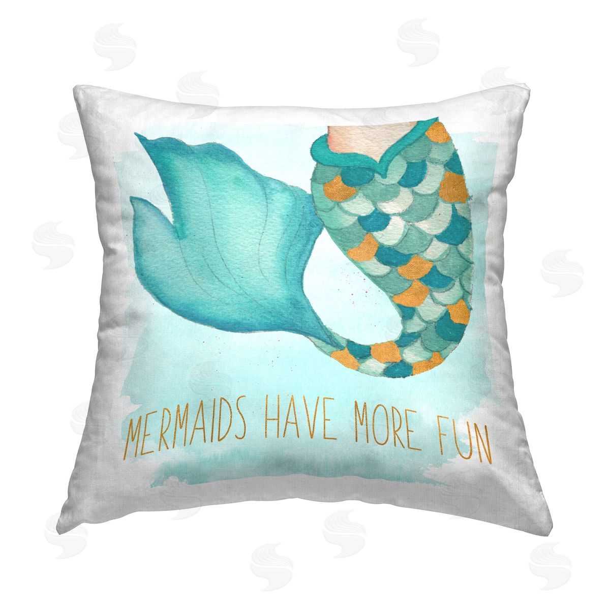 Elizabeth Medley Mermaids Have Fun Printed Plush Polyester Throw Pillow