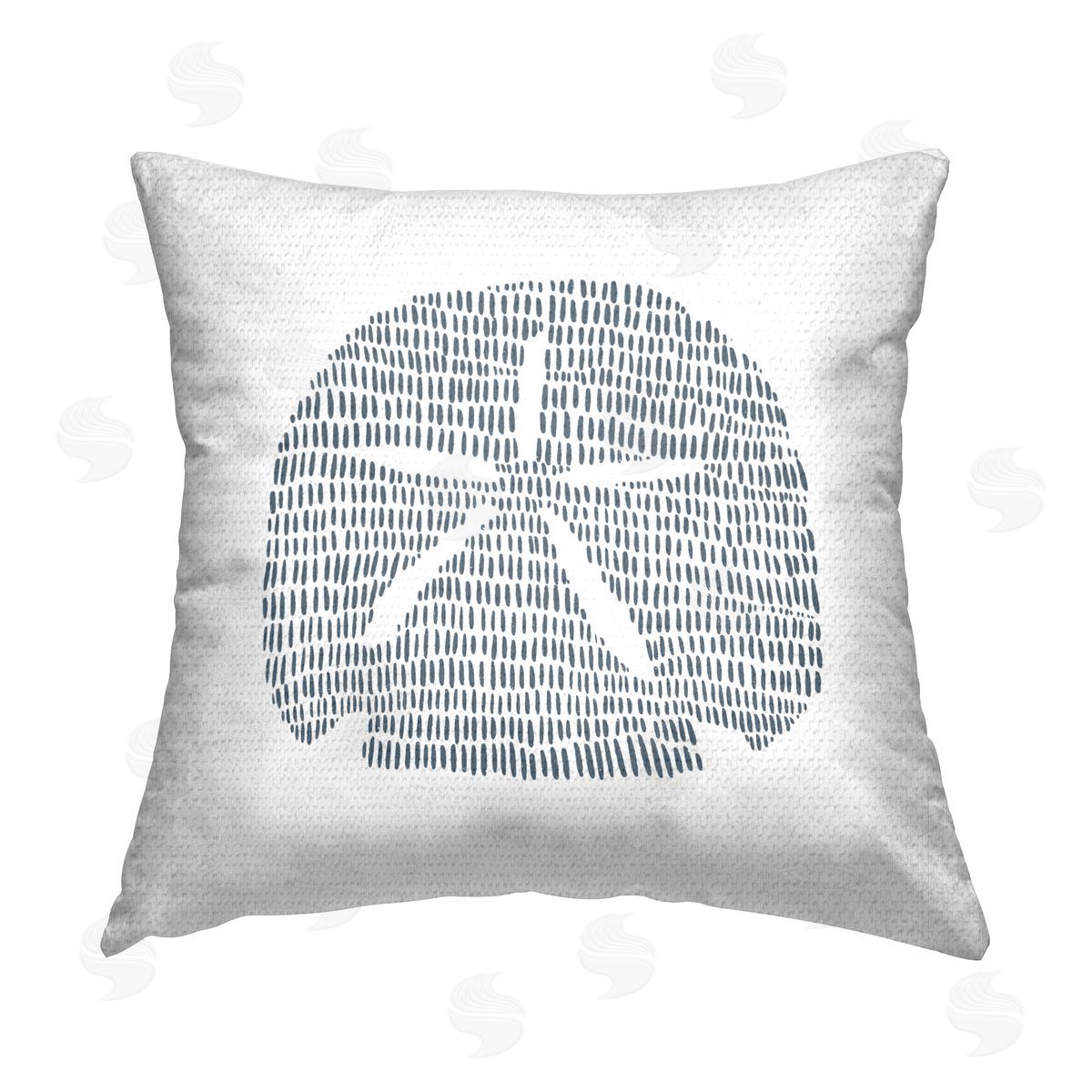 Jetty Home LLC Minimal Sand Dollar Outdoor Quick-Dry Polyester Printed Throw Pillow