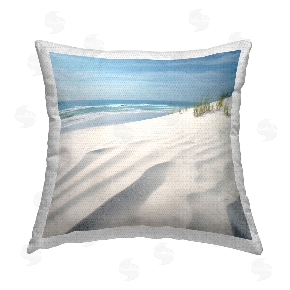 Lazar Studio Seabreeze Windy Dunes Outdoor Quick-Dry Polyester Printed Throw Pillow