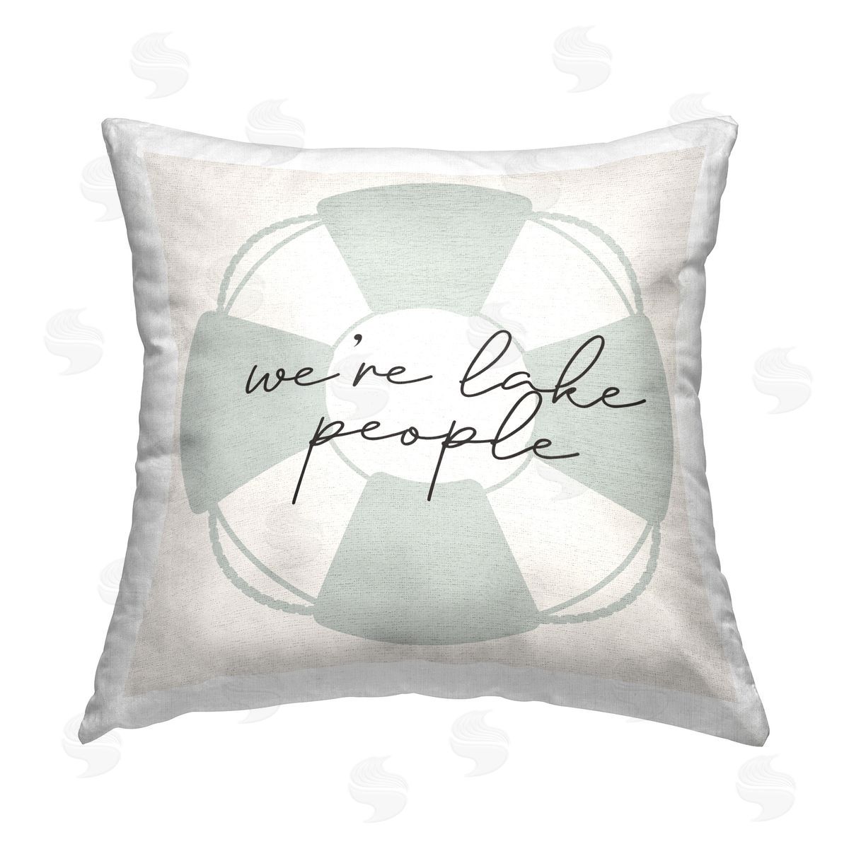 Stupell Studio We're Lake People Printed Plush Polyester Throw Pillow