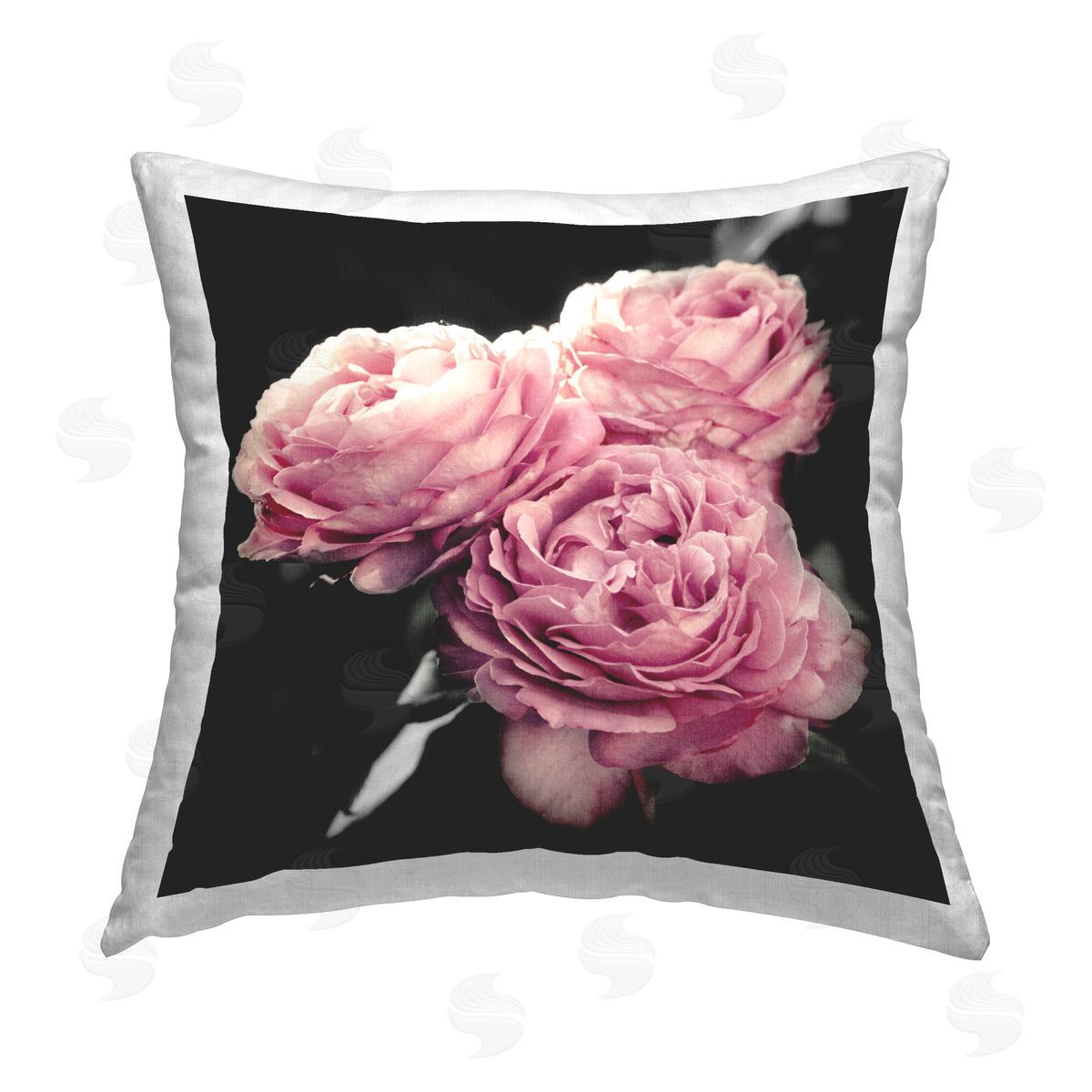 Emily Navas Full Blooming Roses Printed Plush Polyester Throw Pillow