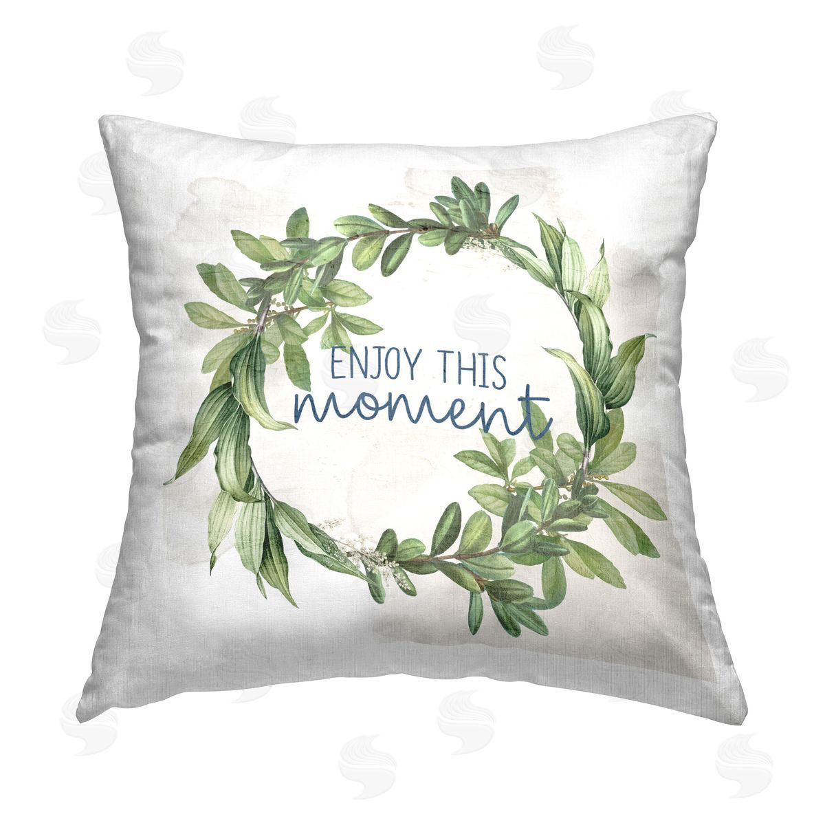 Anne Bailey Enjoy This Moment Printed Plush Polyester Throw Pillow
