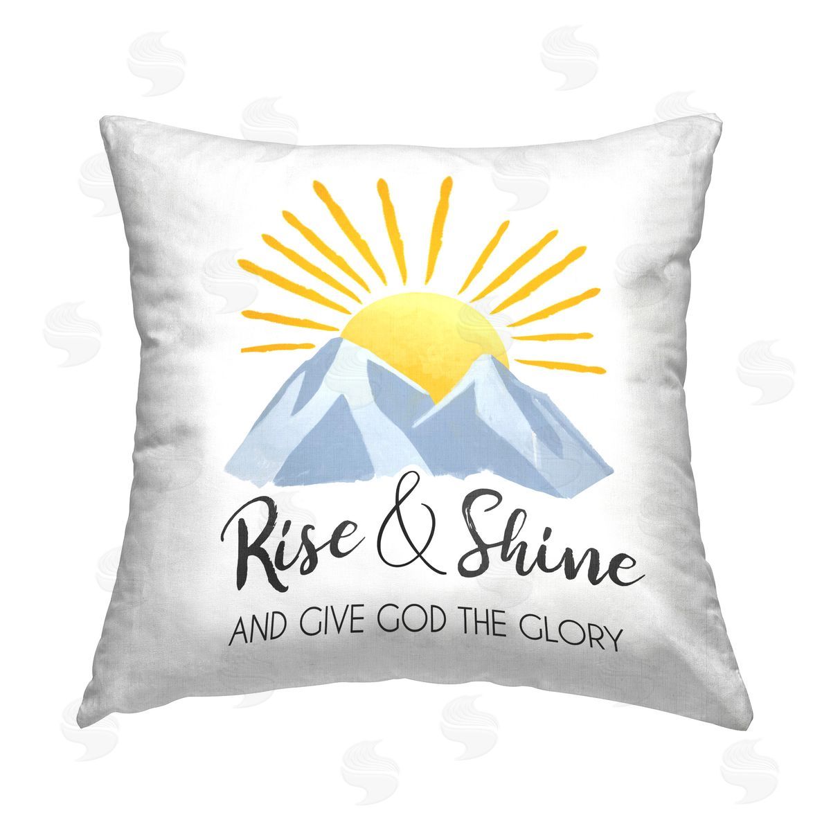 Lucca Sheppard Spiritual Rise & Shine Printed Plush Polyester Throw Pillow