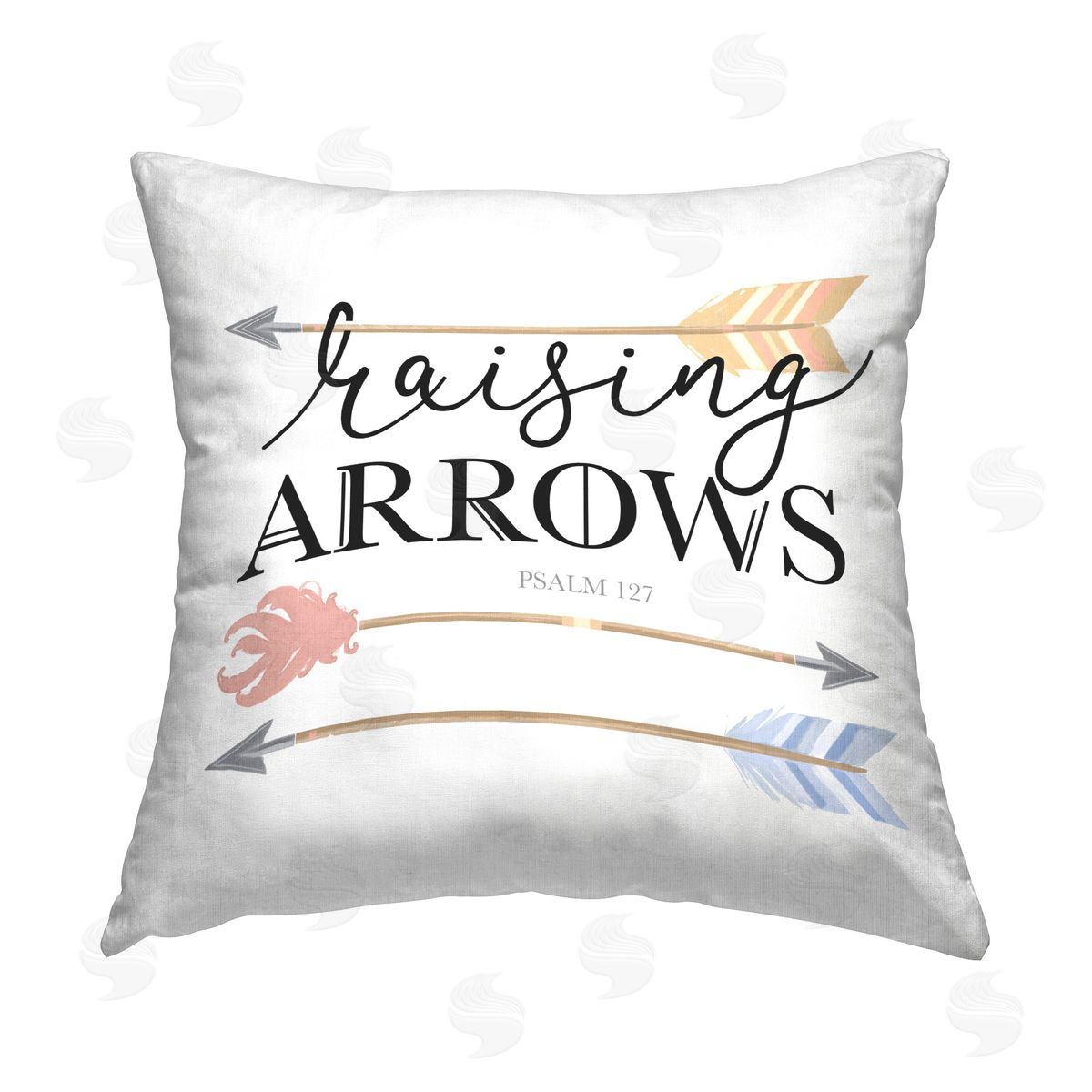 Lucca Sheppard Spiritual Raising Arrows Printed Plush Polyester Throw Pillow