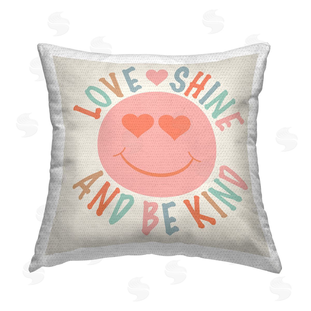 Katrina Craven Retro Be Kind Outdoor Quick-Dry Polyester Printed Throw Pillow