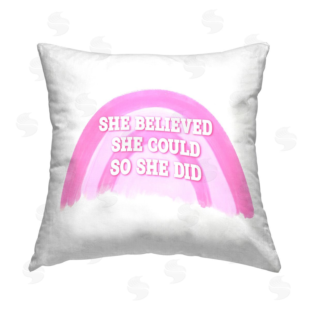 Amber Clarkson Believed She Could Printed Plush Polyester Throw Pillow