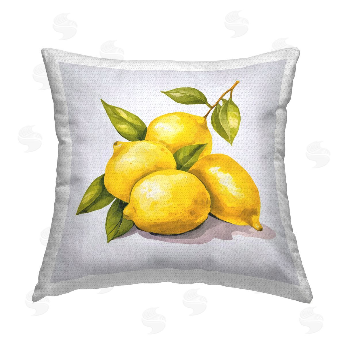 Andrea Haase Lemon Delights Fruit Outdoor Quick-Dry Polyester Printed Throw Pillow