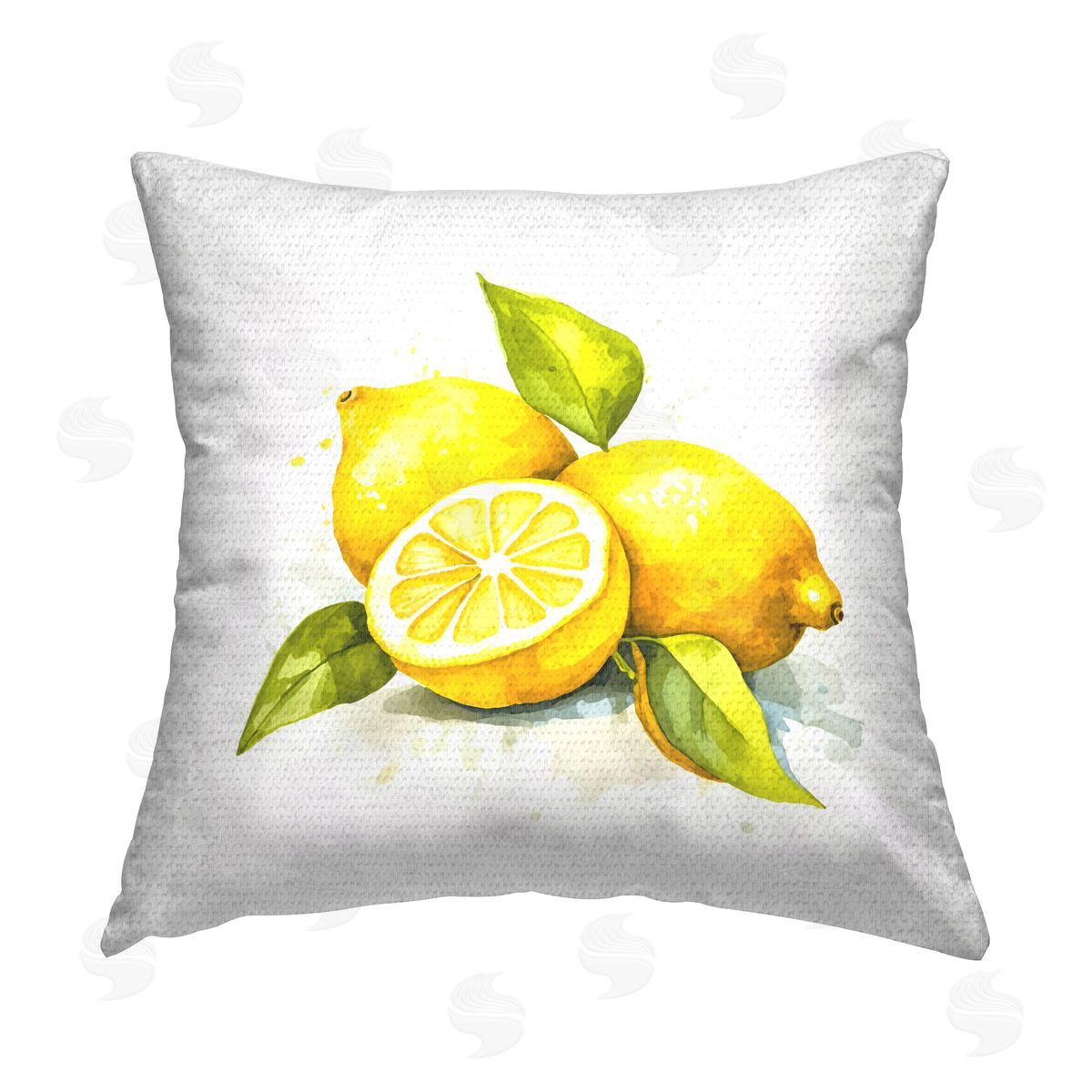 Andrea Haase Lemon Harvest Fruits Outdoor Quick-Dry Polyester Printed Throw Pillow