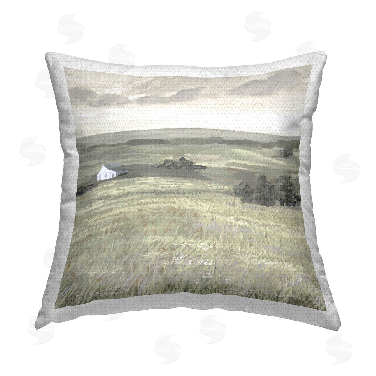Victoria Borges Scenic Country Landscape Outdoor Quick-Dry Polyester Printed Throw Pillow