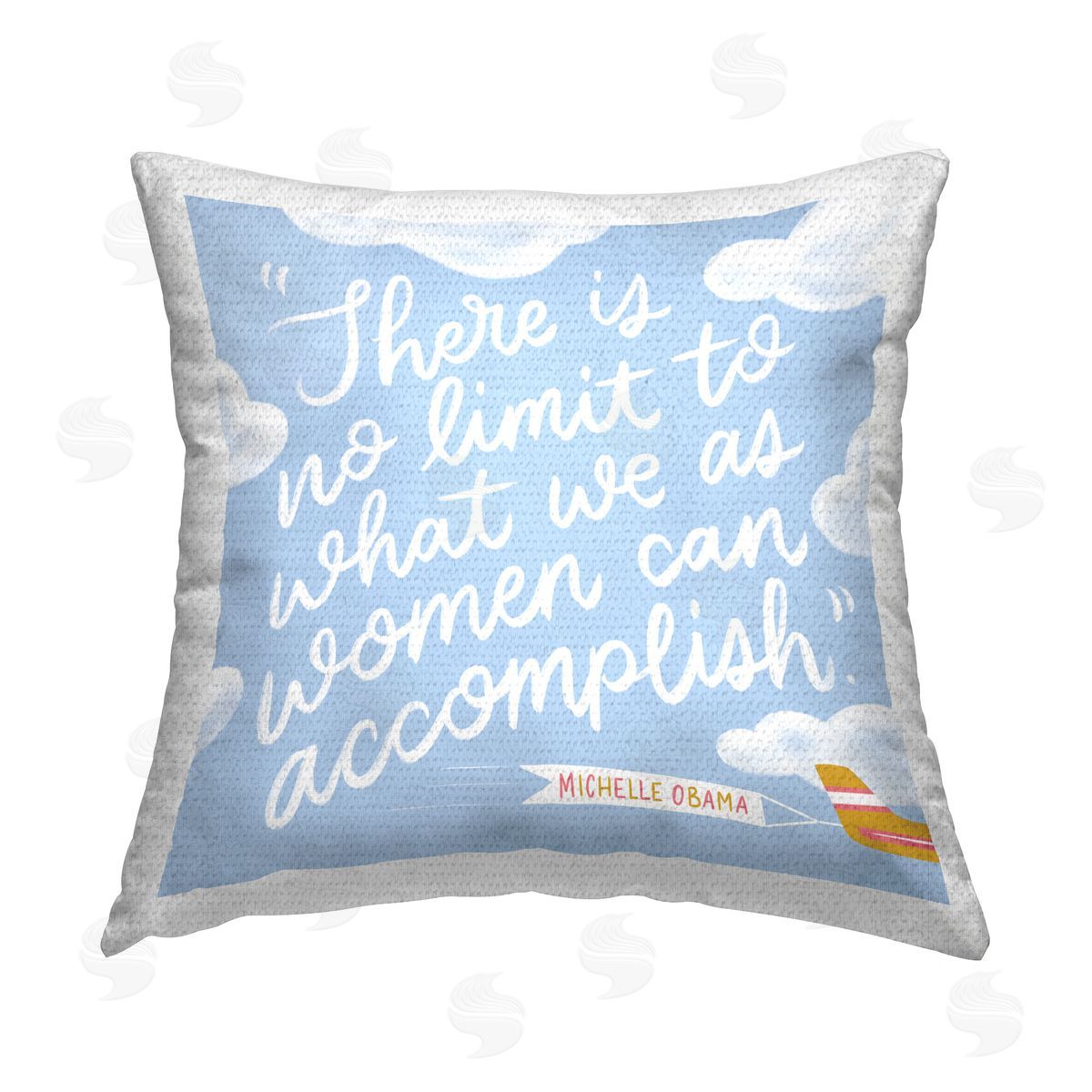 Joylark Studio Women Accomplishment Quote Outdoor Quick-Dry Polyester Printed Throw Pillow
