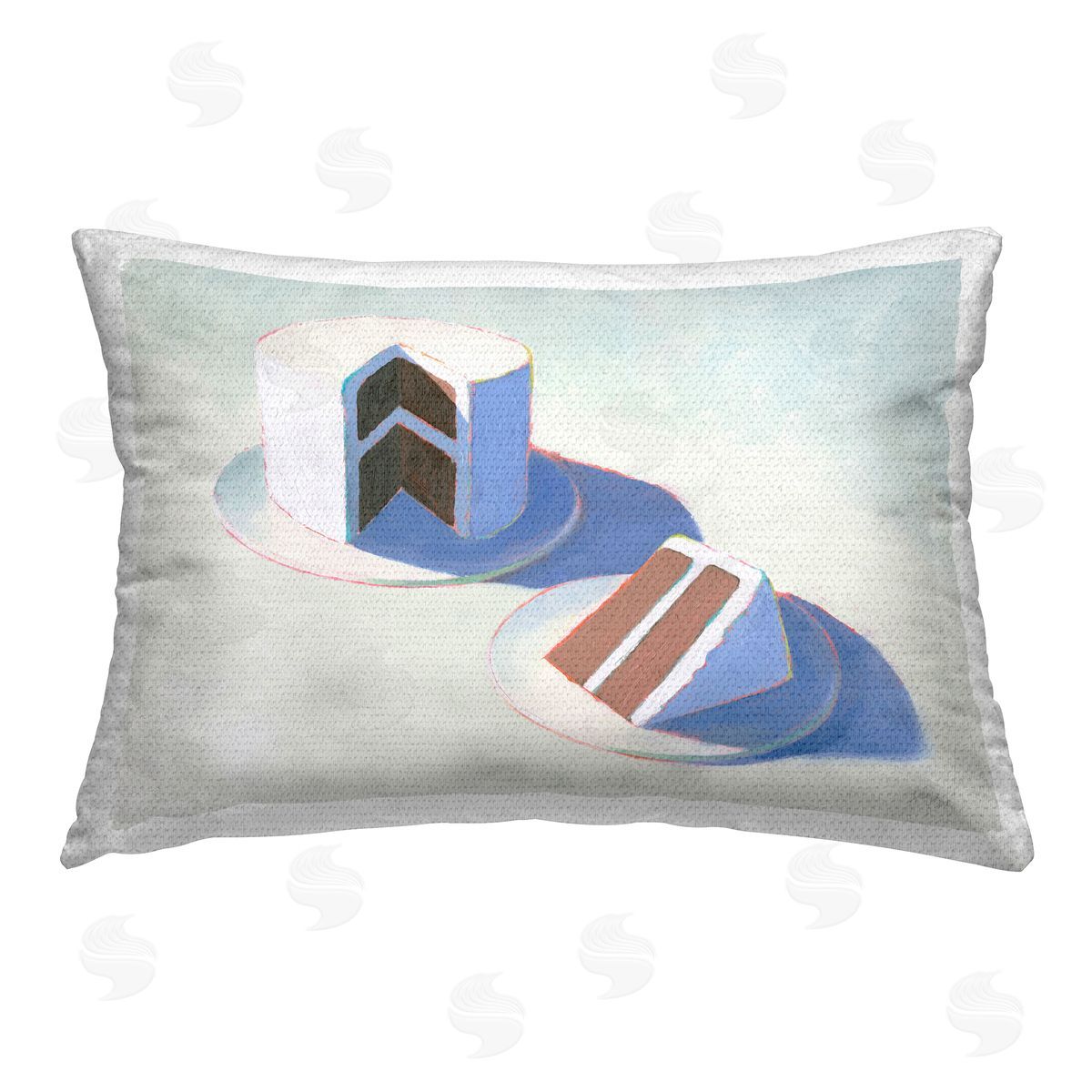 Wellington Studio Layer Cake Dessert Outdoor Quick-Dry Polyester Printed Throw Pillow
