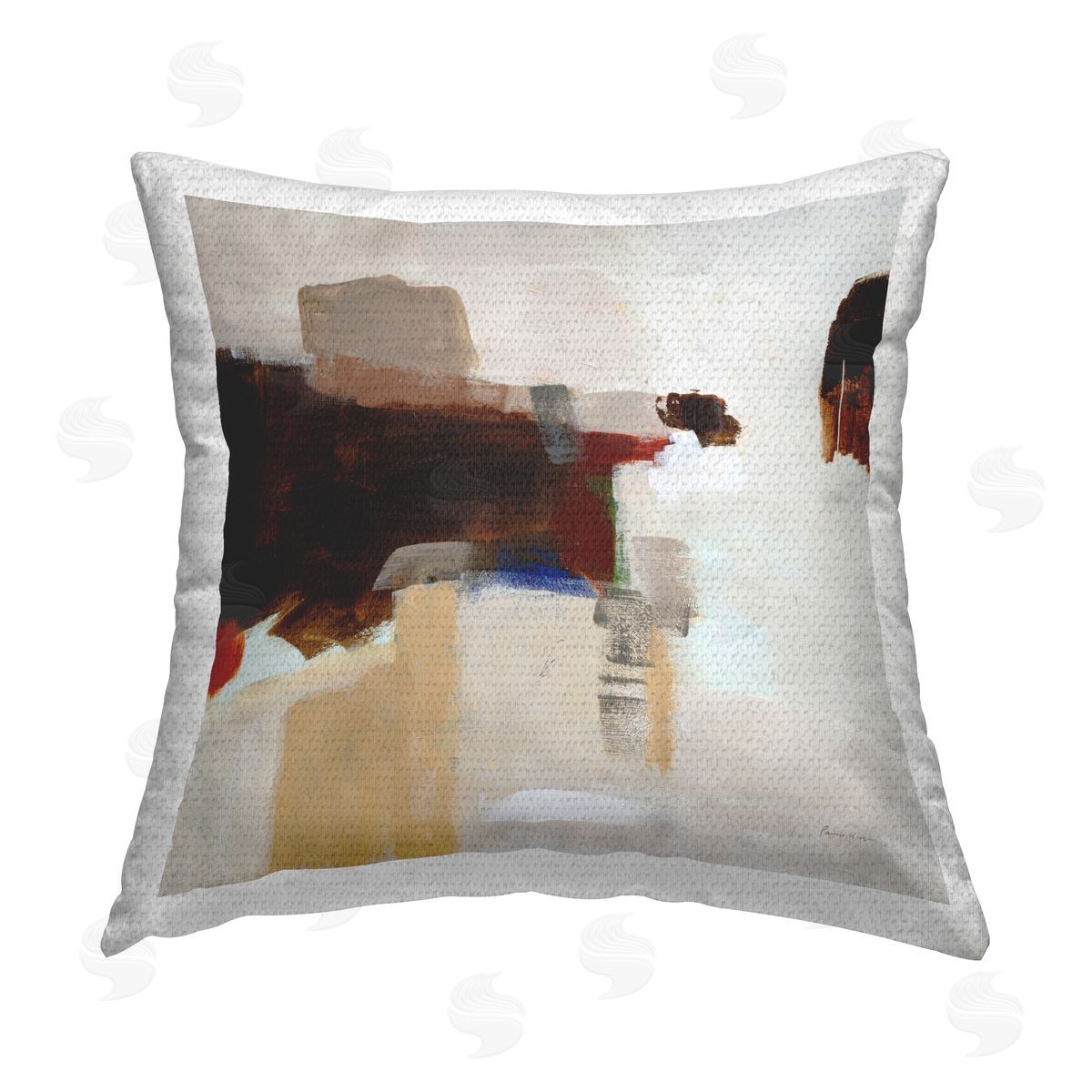 Pamela Munger American Rust Abstraction Outdoor Quick-Dry Polyester Printed Throw Pillow