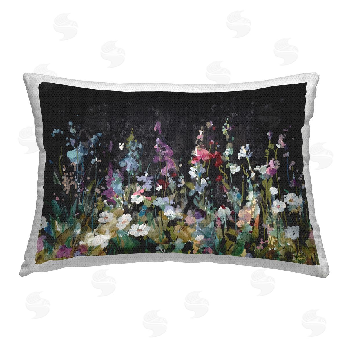 Danhui Nai Dark Garden Meadow Outdoor Quick-Dry Polyester Printed Throw Pillow