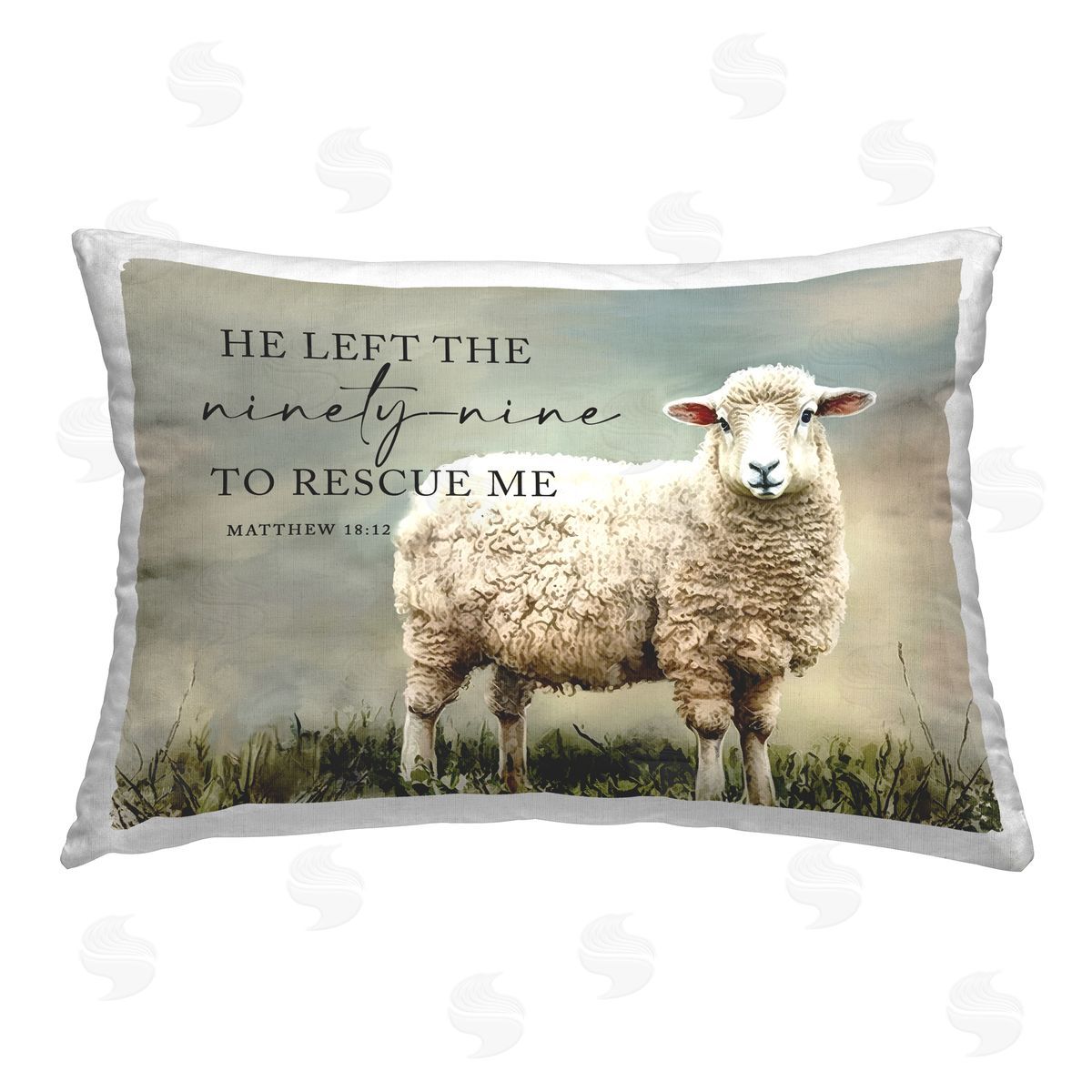 Molly Mattin Left The Ninety Nine Proverb Printed Plush Polyester Throw Pillow
