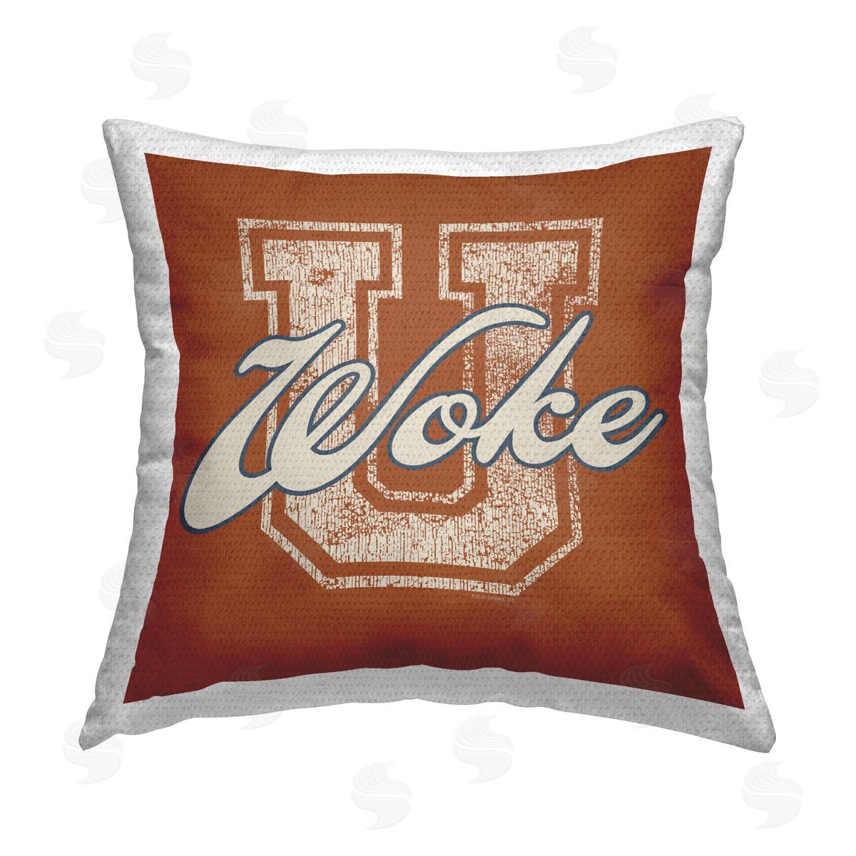 Higher Learning/Life Is High Woke U Varsity Style Outdoor Quick-Dry Polyester Printed Throw Pillow