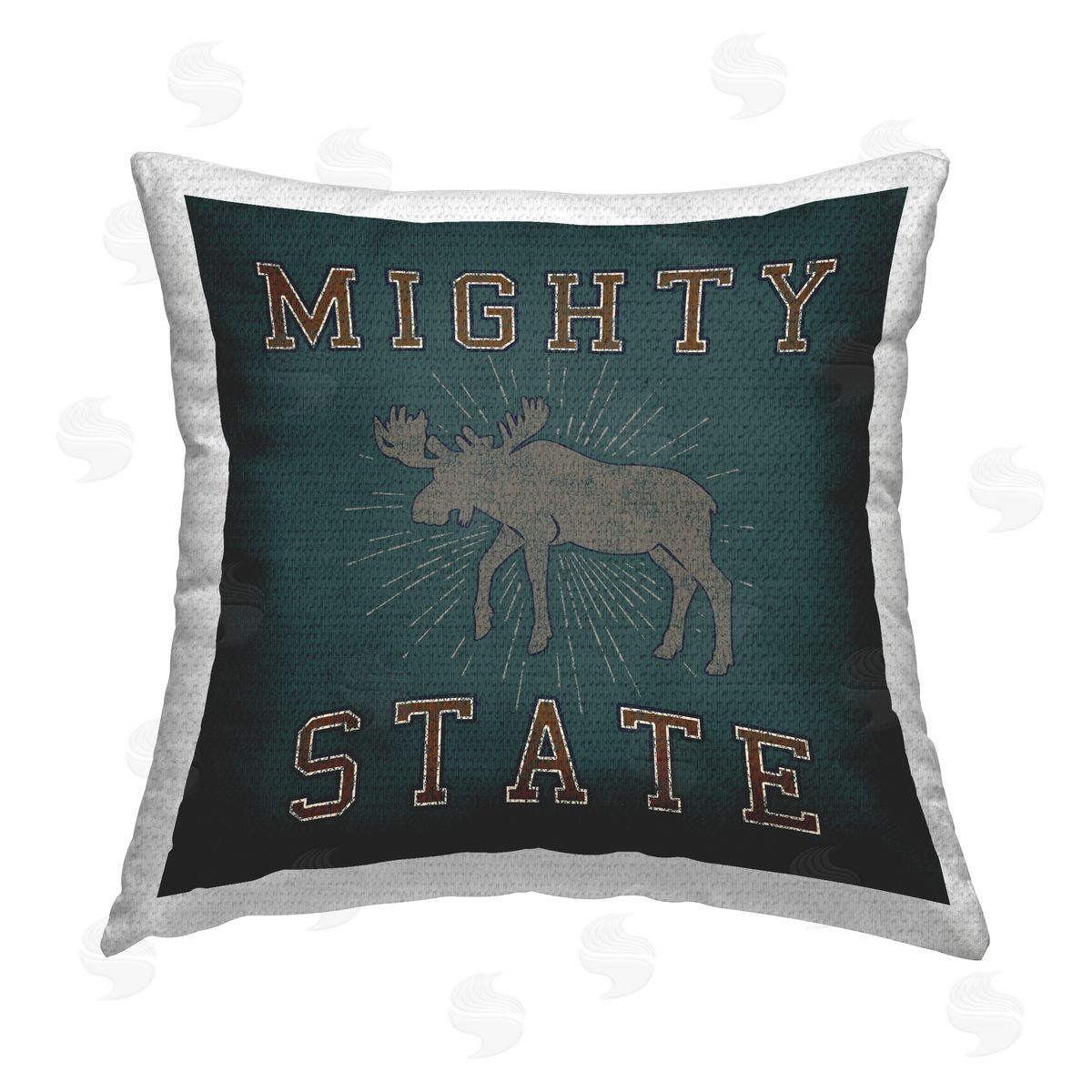 Spirit Animals/Life Is High Mighty Moose State Outdoor Quick-Dry Polyester Printed Throw Pillow