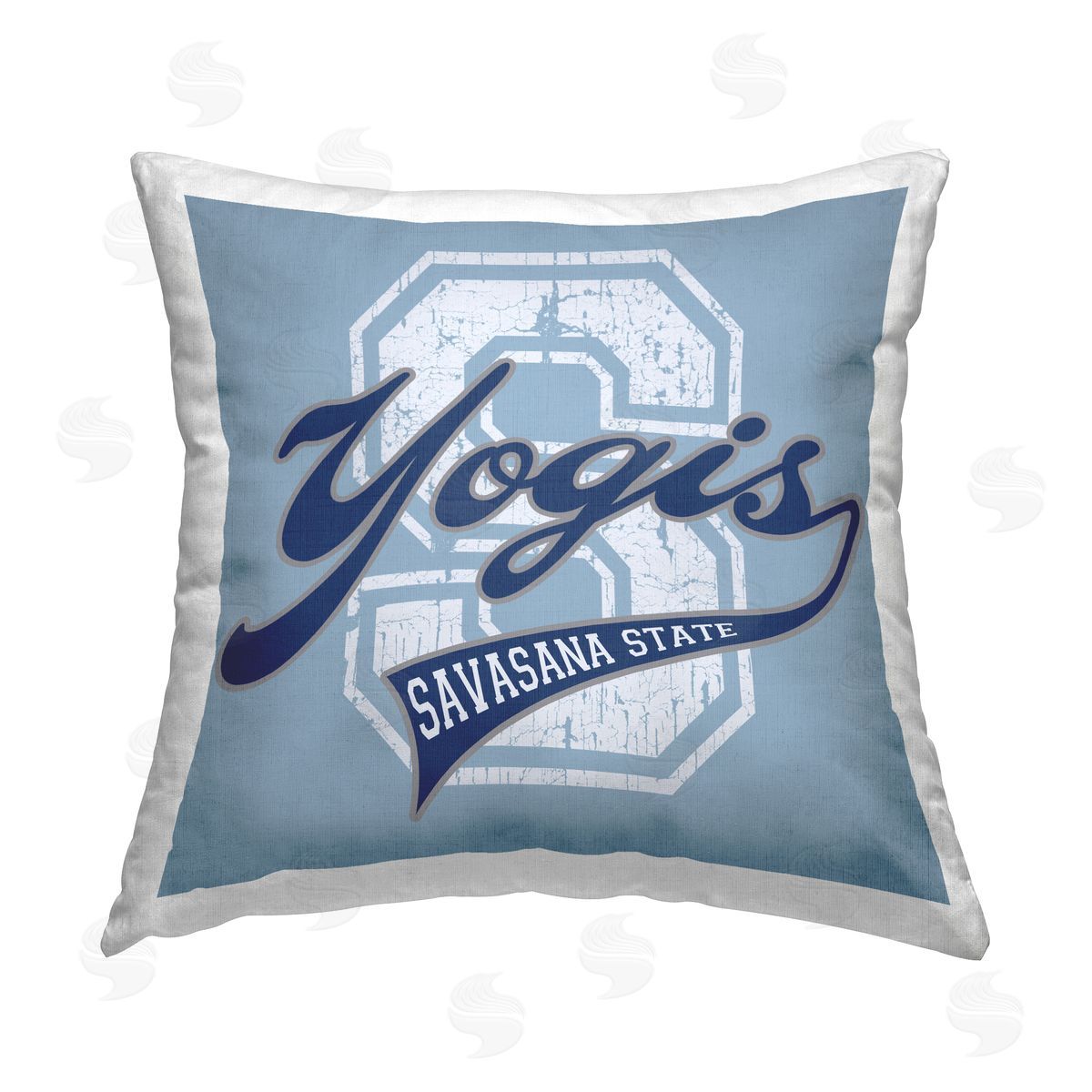 Spirit Animals/Life Is High Savasana State Yogis Printed Plush Polyester Throw Pillow