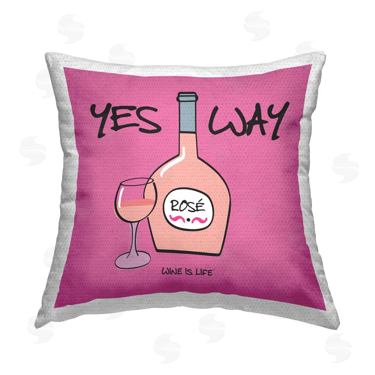 WIL Yes Way Rose Outdoor Quick-Dry Polyester Printed Throw Pillow
