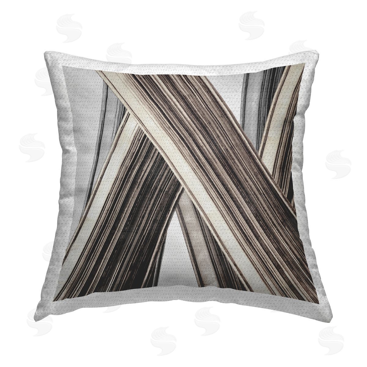 PI Studio Intersecting Lines Abstract Outdoor Quick-Dry Polyester Printed Throw Pillow