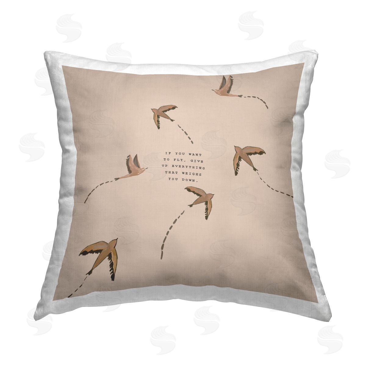 Amelia Noyes If You Want To Fly Printed Plush Polyester Throw Pillow