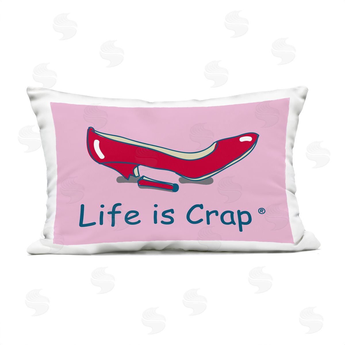 LIC Broken High Heel Outdoor Quick-Dry Polyester Printed Throw Pillow