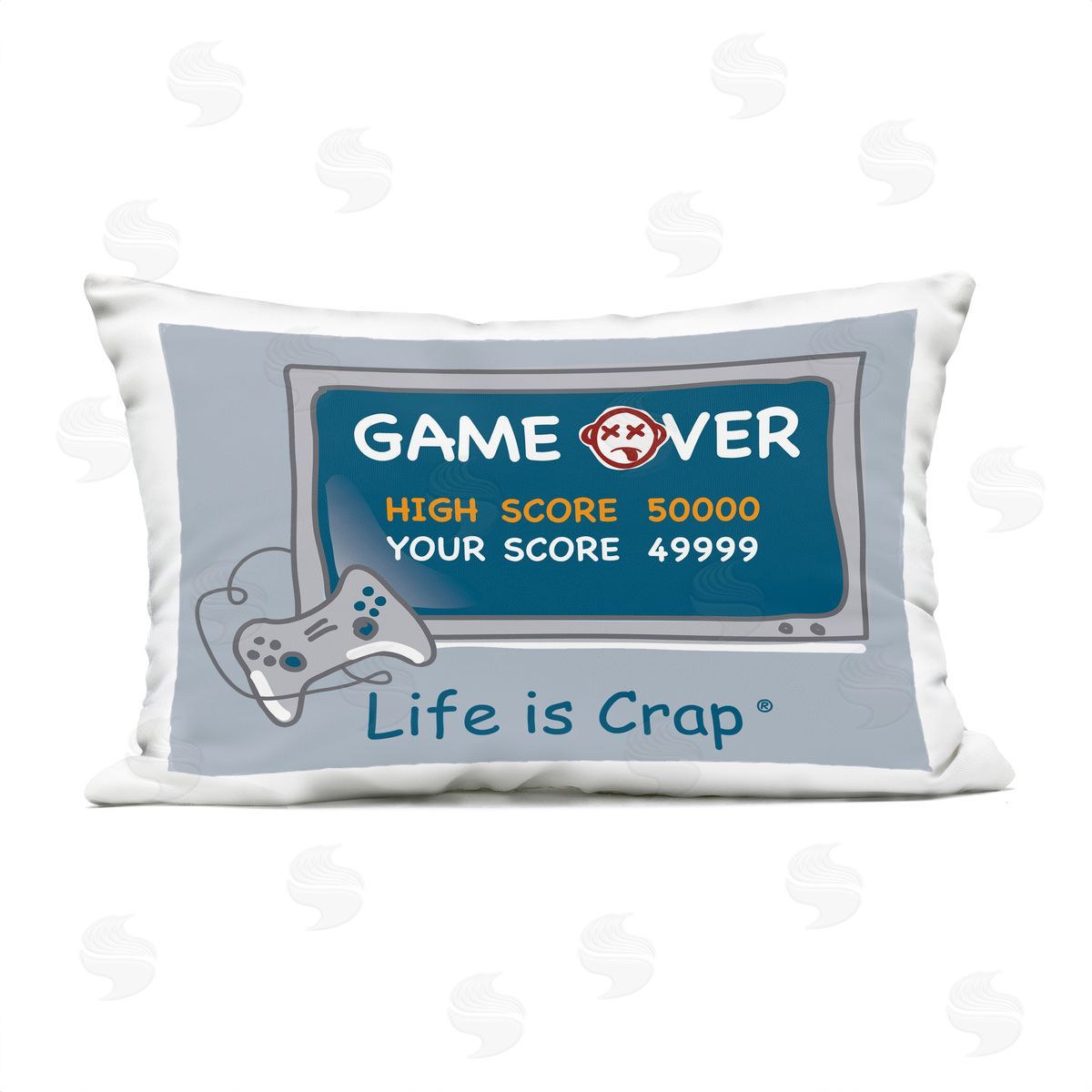 LIC Close Score Game Over Outdoor Quick-Dry Polyester Printed Throw Pillow