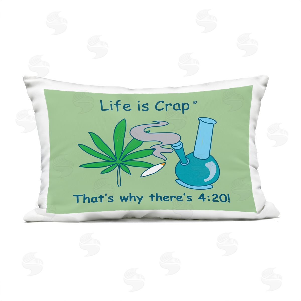 LIC Funny That's Why 420 Outdoor Quick-Dry Polyester Printed Throw Pillow