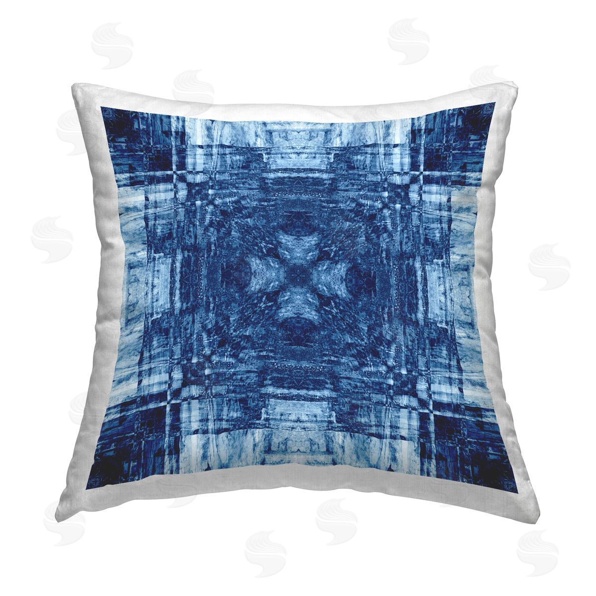 El Perkin Linear Geometric Pattern Printed Plush Polyester Throw Pillow