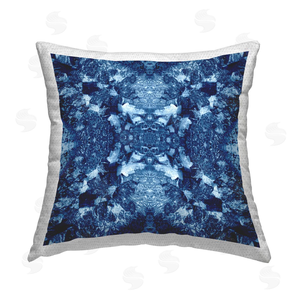 El Perkin Mosaic Tie Dye Pattern Outdoor Quick-Dry Polyester Printed Throw Pillow
