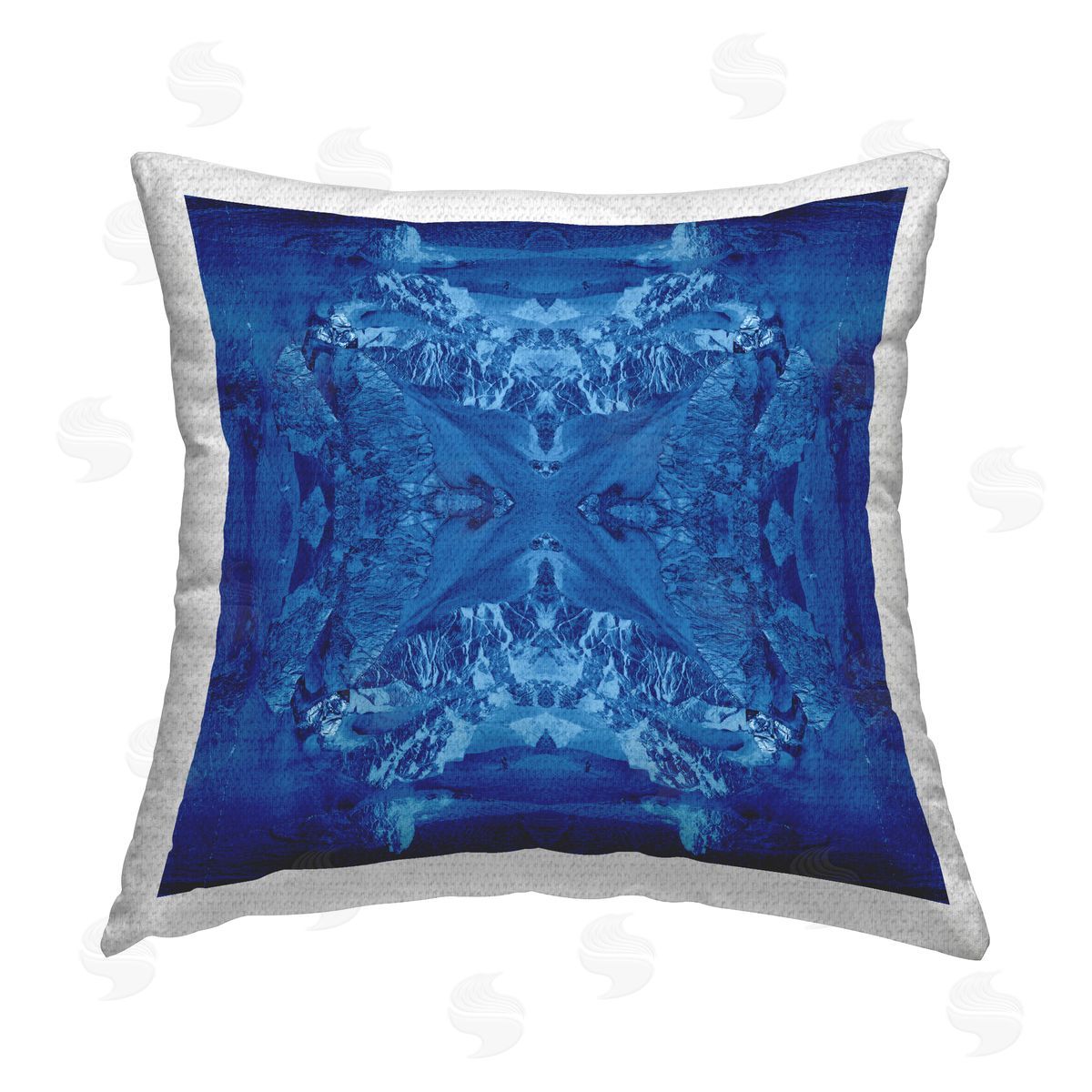 El Perkin Abstract Elegant Motif Outdoor Quick-Dry Polyester Printed Throw Pillow