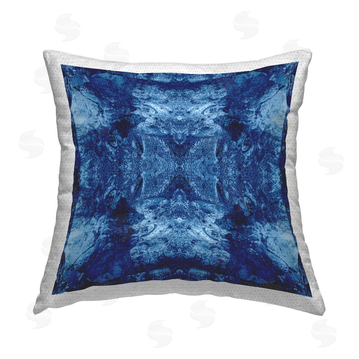 El Perkin Abstract Mosaic Motif Outdoor Quick-Dry Polyester Printed Throw Pillow