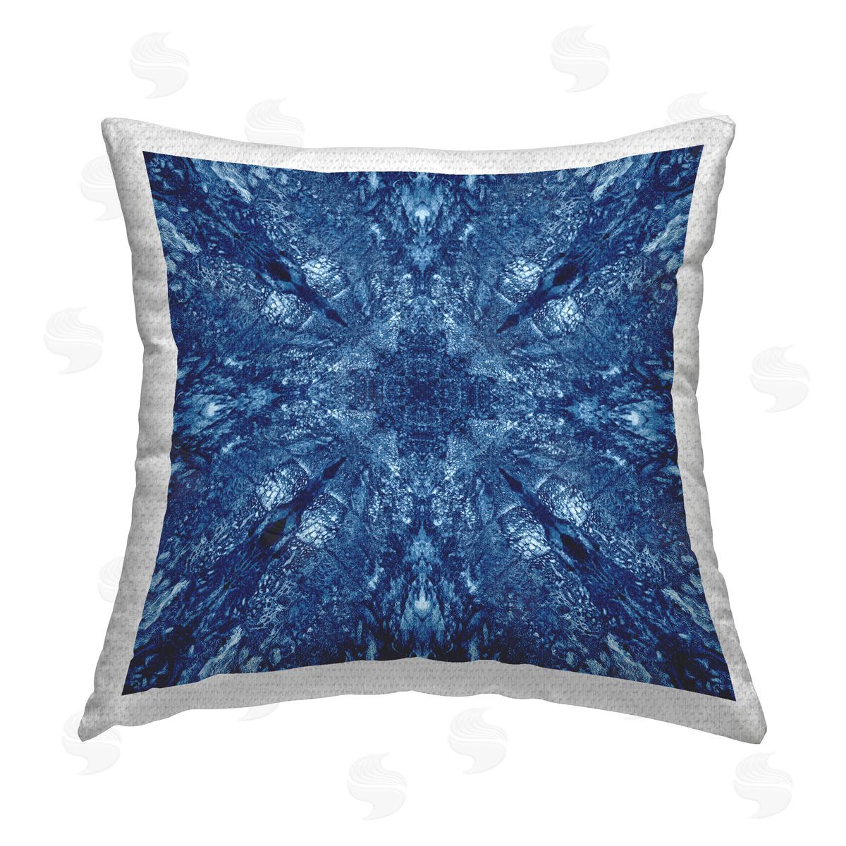 El Perkin Centric Symmetry Pattern Outdoor Quick-Dry Polyester Printed Throw Pillow