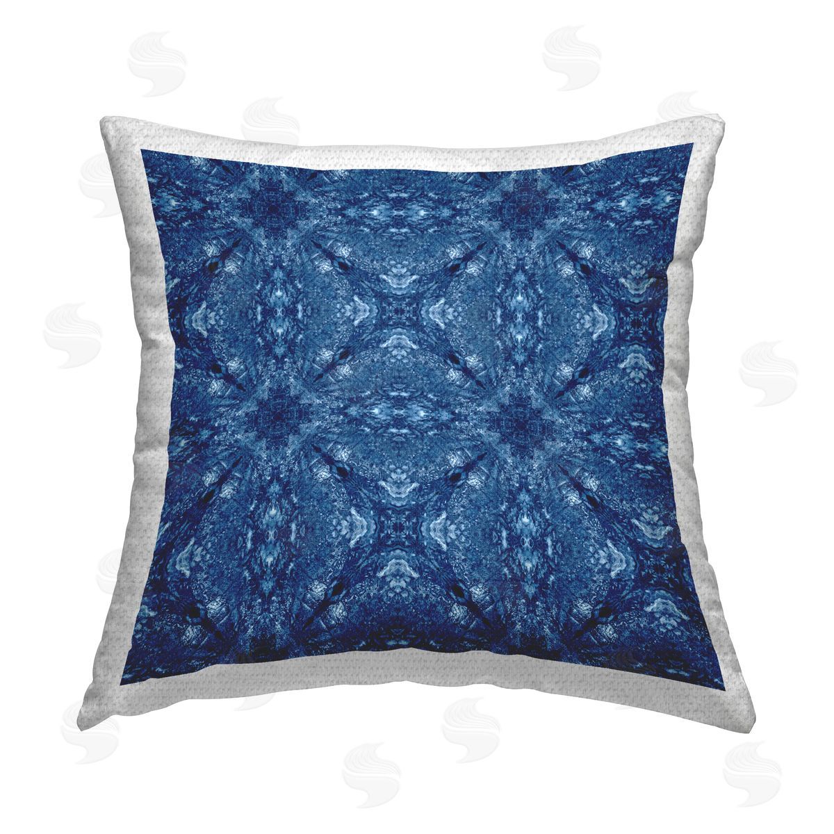 El Perkin Patterned Mosaic Tile Outdoor Quick-Dry Polyester Printed Throw Pillow