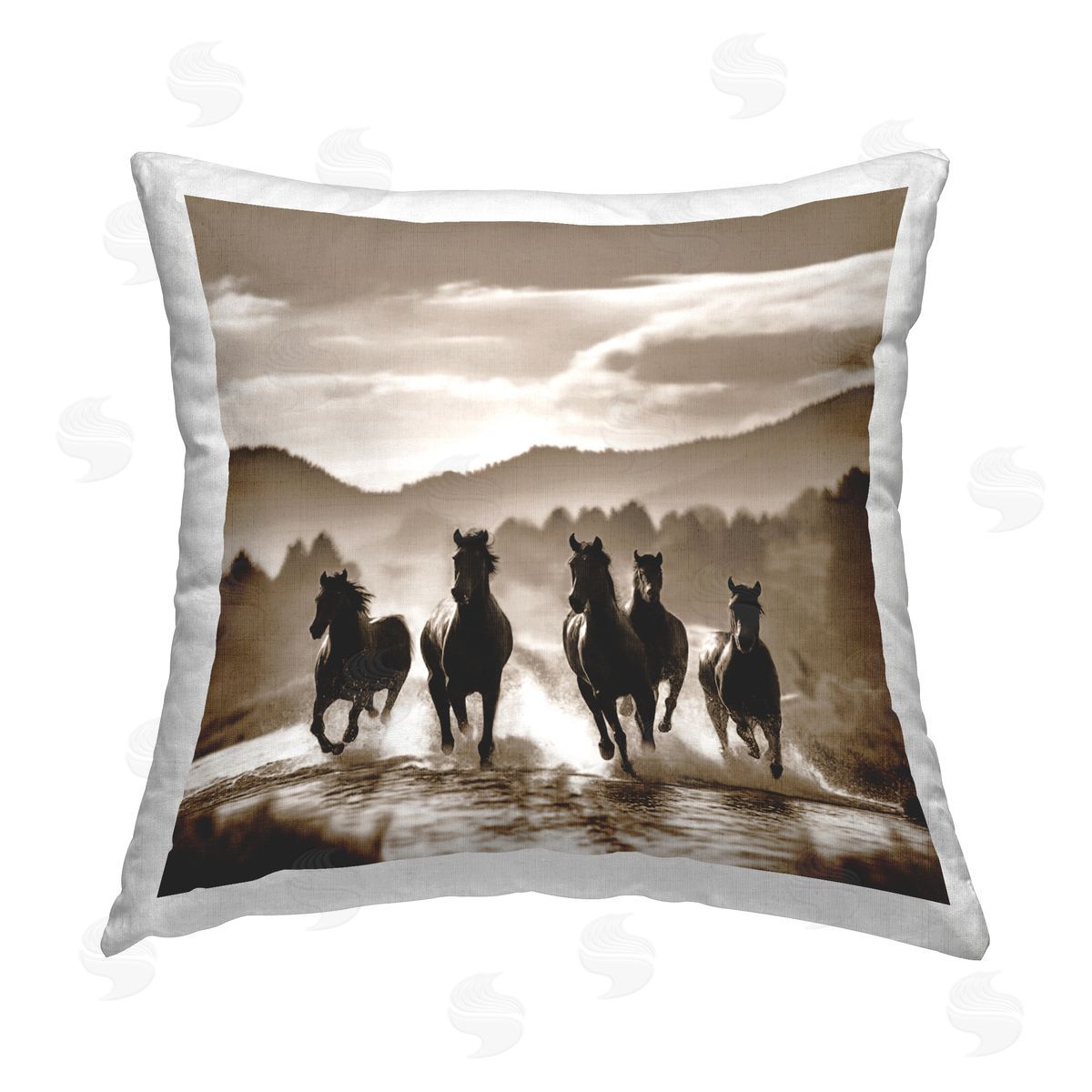 Noah Bay California Cruise Car Printed Plush Polyester Throw Pillow