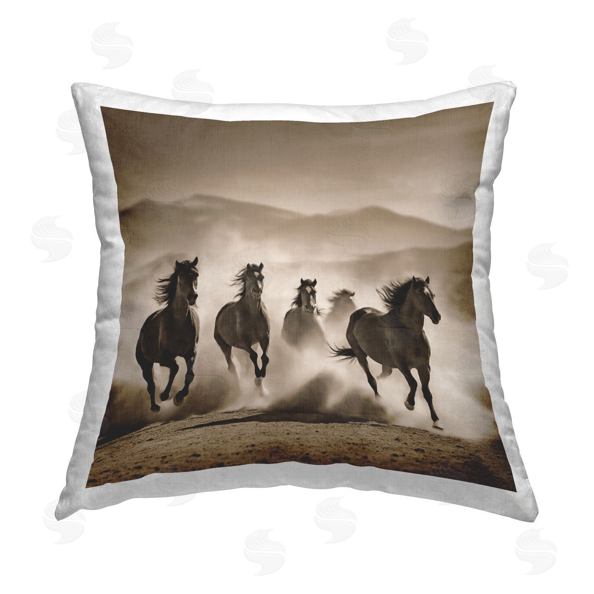 Noah Bay Antique Car Cruising Printed Plush Polyester Throw Pillow