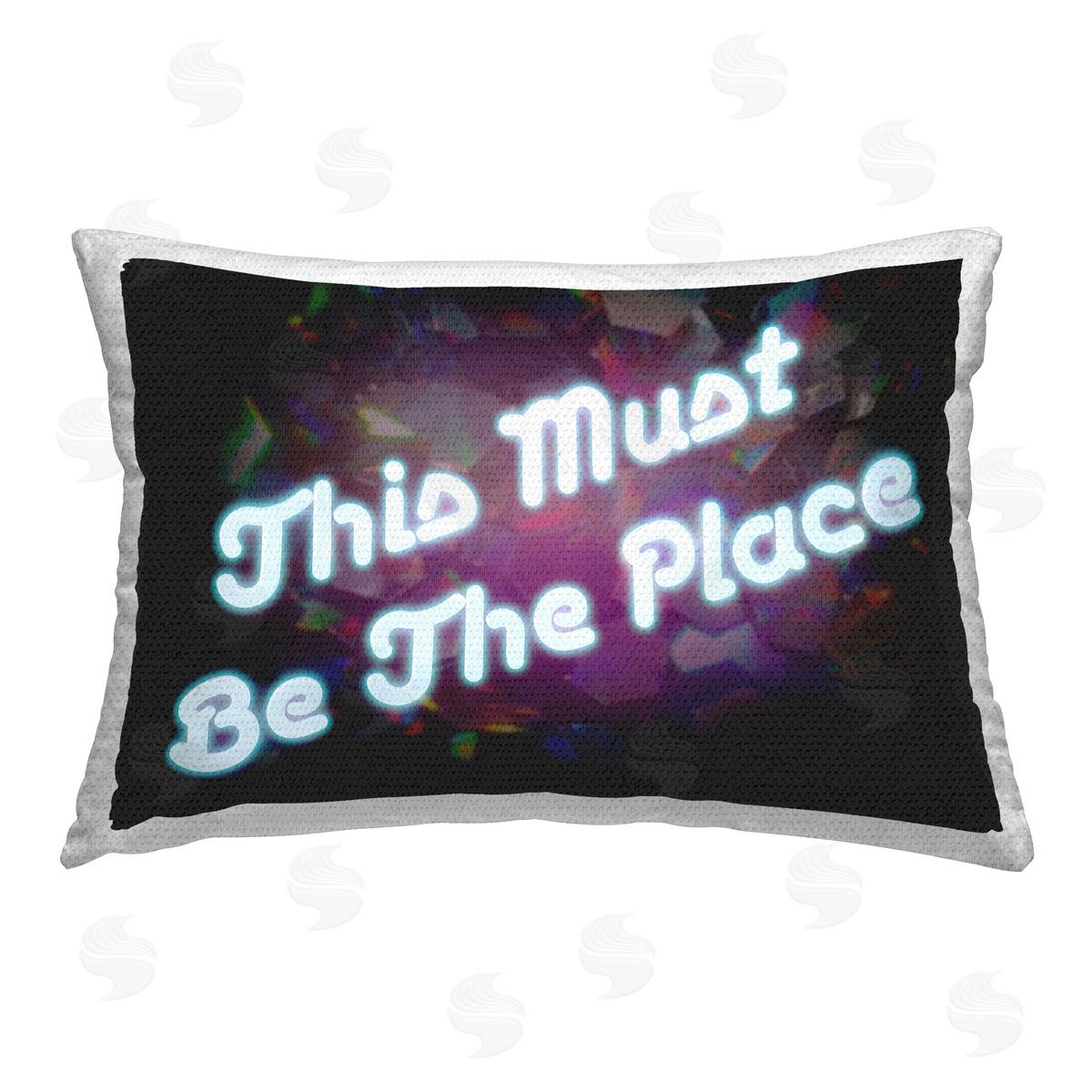 Graffitee Studios This Must Be The Place Outdoor Quick-Dry Polyester Printed Throw Pillow