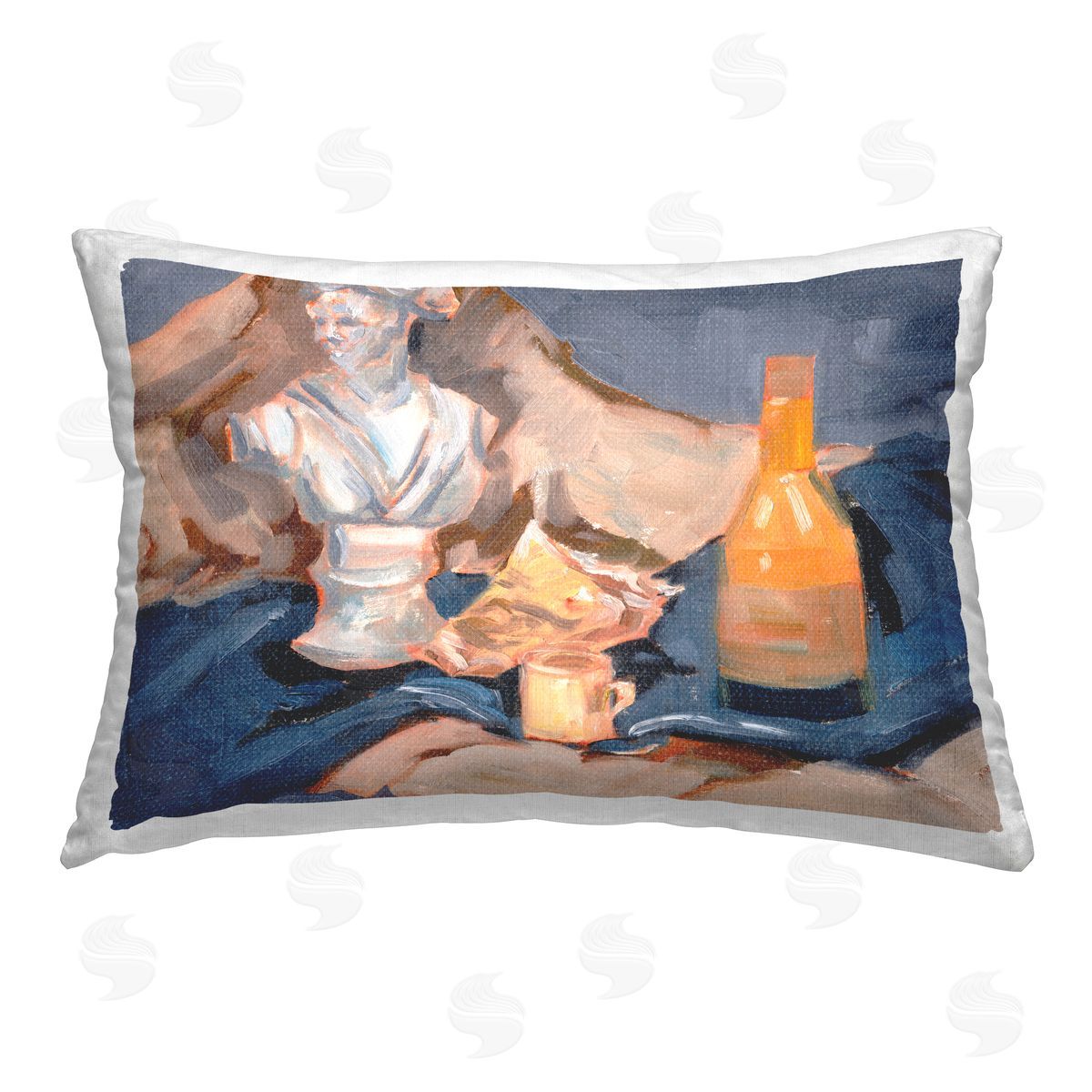 Melissa Wang Still Life on Blanket Printed Plush Polyester Throw Pillow