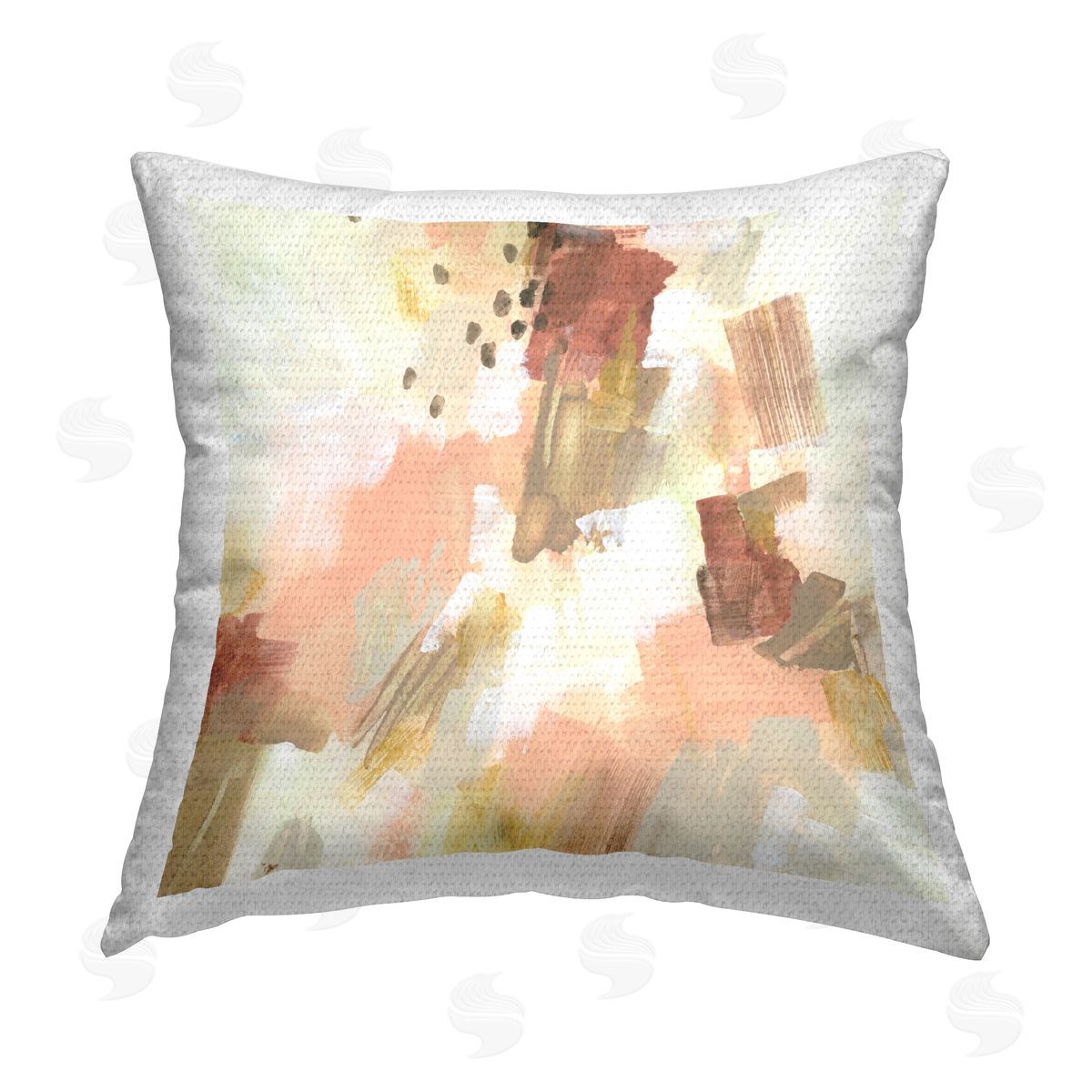 June Erica Vess Boho Speckled Abstract Outdoor Quick-Dry Polyester Printed Throw Pillow