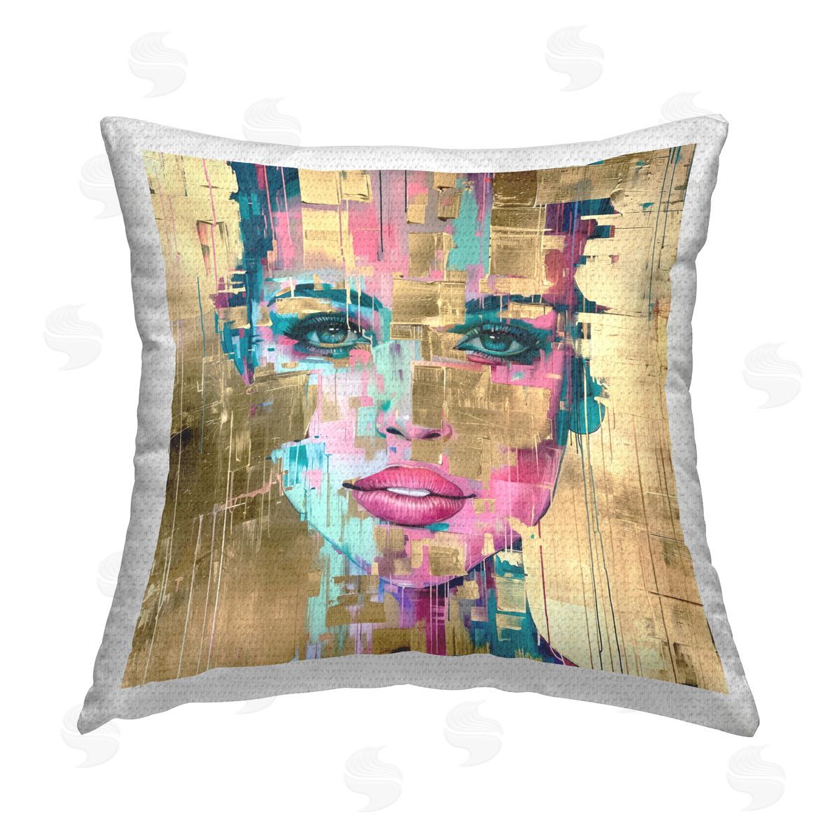 Svetlana Aleynikova Bold Hued Radiance Outdoor Quick-Dry Polyester Printed Throw Pillow